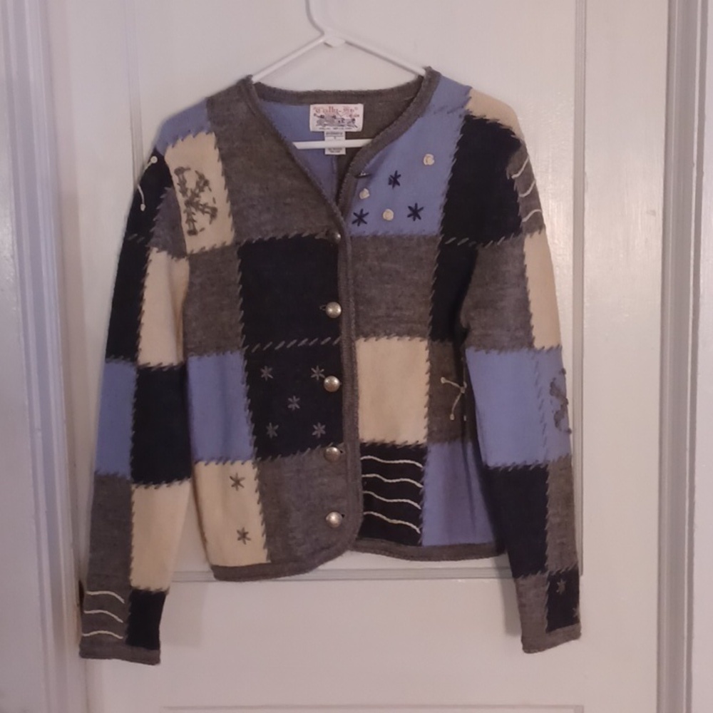 Vintage Wool sweater Tally-Ho creation women's size small